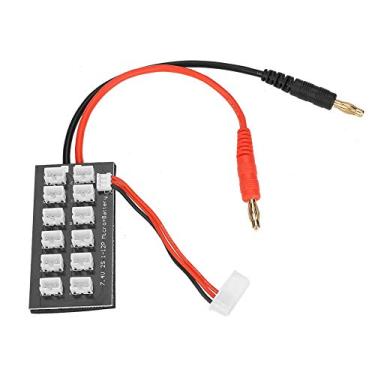Imagem de Placa de Carregamento de Bateria LiPo 7,4 V 2S, Suporte para Baterias de Lítio 12 7,4 V 2S Carregamento Paralelo para Carregador de Equilíbrio B6, Adequado para Amadores RC