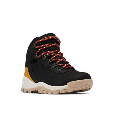 Imagem de Columbia Newton Ridge Plus Bota de caminhada feminina, Preto/amarelo dourado, 10.5