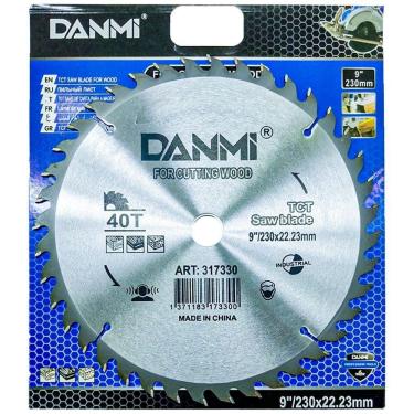 Imagem de Lamina Disco De Corte Prata Circular Madeira 230mm 40 Dentes
