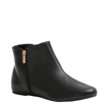 Imagem de Bota Feminina Via Uno Ankle Boot Bico Redondo 072071