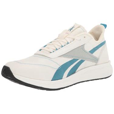 Imagem de Reebok Tênis de corrida unissex adulto Floatride Energy Century Grow, Giz/Spray marítimo/Azul aço, 9.5 Women/8 Men