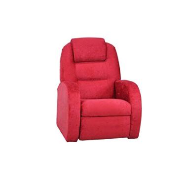Imagem de Poltrona do Papai Reclinável Civic - Vermelho suede