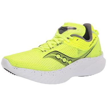 Imagem de Saucony Tênis masculino Kinvara 14, Citron/Preto, 38
