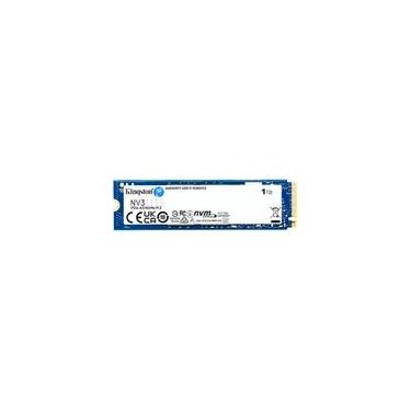 Imagem de SSD Kingston NV3, 1 TB, M.2 2280, PCIe 4.0 x4, NVMe, Leitura: 6000 MB/s, Gravação: 4000 MB/s, Azul - SNV3S/1000G
