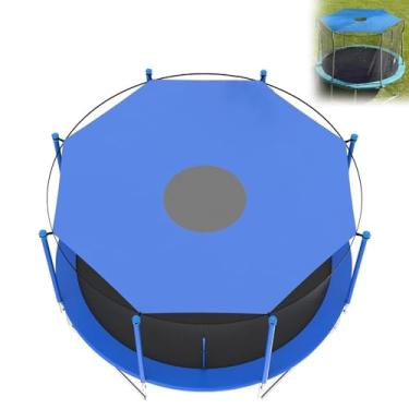 Imagem de YYGJYGOO Cobertura de proteção solar para trampolim, cobertura de trampolim com proteção solar, 6/8/10/12/14/16FT Cobertura de trampolins, para-sol de trampolim para parquinho de quintal ao ar livre