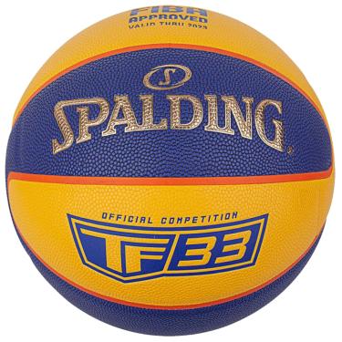 Imagem de Bola Basquete Spalding 3X3 TF-33, amarelo e azul, 6