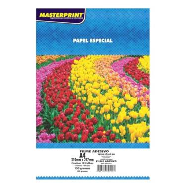Imagem de Filme Adesivo Inkjet 150G Transparente Pacote Com 10-81884