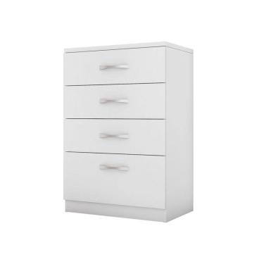 Imagem de Cômoda P/ Roupas Quarto Casal/Solteiro 4 Gavetas Astral