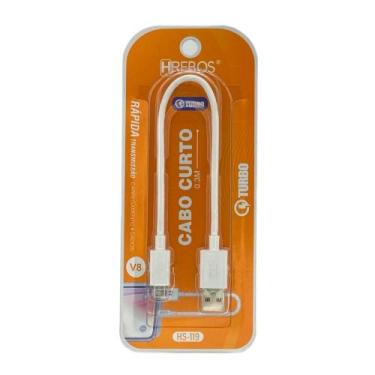 Imagem de Cabo Curto Hrebos Micro USB V8 0,3 Metros