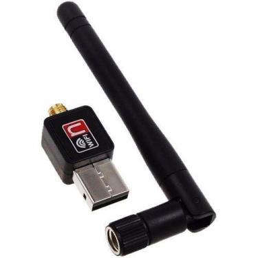 Imagem de Adaptador Wireless Usb Wi-Fi Com Antena 600mbps - Xtrad