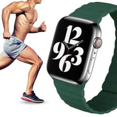 Imagem de Pulseira de Silicone Magnética Sport Premium Compatível Apple Watch 42