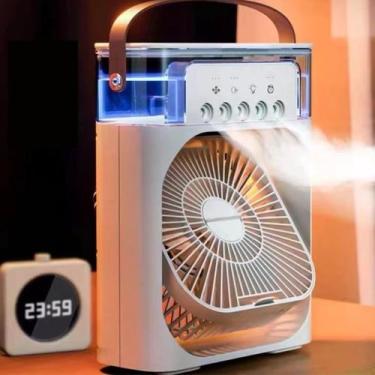 Imagem de Ventilador com Nebulizador e Alta Potência para Dias Quentes Barato - 