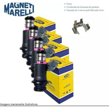 Imagem de Kit 4 Bico Injetor Iwp 170 Fox/Gol G3 E G4 1.0/1.6 Novo - Magnet Marel