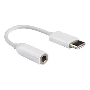 Imagem de Cabo Adaptador Tipo C Para P2 Flexível Fone De Ouvido Mbtech - Mb Tech