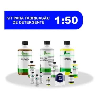 Imagem de Base Para Detergente Concentrado Kit + Espessante Faz 50l - Alquimia