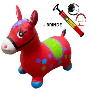 Imagem de Cavalinho Upa Upa Inflavel Pocoto Brinquedo + Bomba - Tesla Store