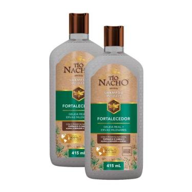 Imagem de Kit 2 Shampoo Tio Nacho Fortalecedor 415ml