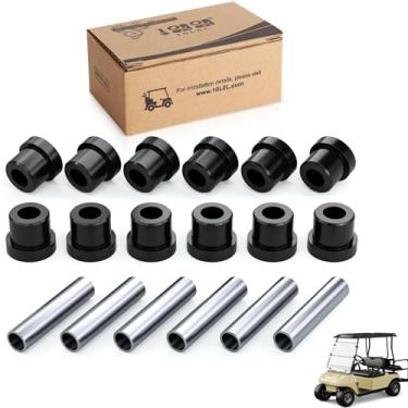 Imagem de Kit de bucha e manga 10L0L para carros de clube, DS, carrinho de golfe dianteiro ou traseiro, mola e parte superior dianteira, suspensão, braço, ajuste para carros de clube, modelos DS a gás e elétrico 1981 + UP
