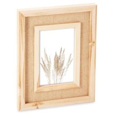 Imagem de Porta-retrato em mdf com rattan - 10x15 - Mart
