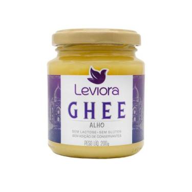 Imagem de Manteiga Ghee com Alho Sem Lactose Leviora 200g