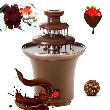 Imagem de Fondue Panela Cascata Torre Queijo Derretido Portátil - ZEM