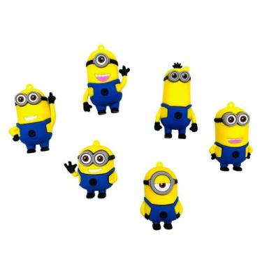 Imagem de Pingente Minions 66mm Emborrachado 3un Diversos 96g - Macall