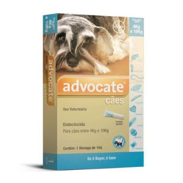 Imagem de Antipulgas Advocate para Cães entre 4 e 10kg 1,0ml - 1 Bisnaga - Bayer