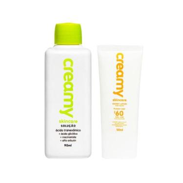 Imagem de Kit Facial Creamy - Watery Lotion Protetor Solar Fps60 50 ml + Ácido T