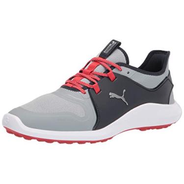 Imagem de PUMA Tênis de golfe masculino Ignite Fasten8, Blazer Quarry-puma prata-azul-marinho, 40