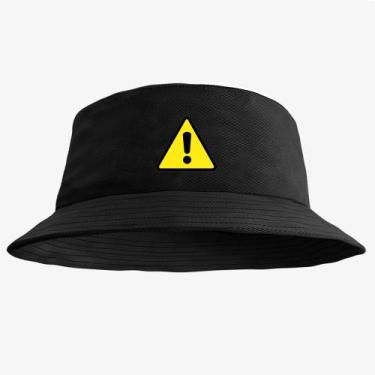 Imagem de Boné Chapéu Bucket Hat Estampado Aviso - MP Moda Masculina, Único, Pre