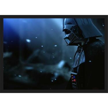 Imagem de Quadro Decorativo Star Wars Cinema Colecionadores Decorações Com Moldu