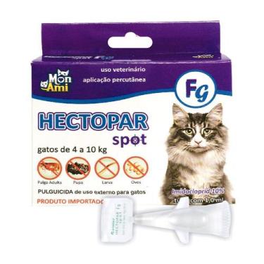 Imagem de Hectopar Spot Fg para Gatos Acima de 4kg - Mon Ami