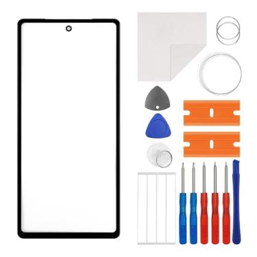 Imagem de E-yiiviil Substituição do digitalizador de lente de vidro frontal com conector compatível com Google Pixel 7A 6,1 polegadas com ferramentas