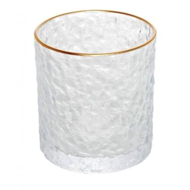 Imagem de Jogo De Copo Whisky Cristal Borda Dourada 340 Ml - Lyor