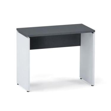 Imagem de Mesa Auxiliar Pé Painel P25 Pandin 90 CM Grafito e Cinza