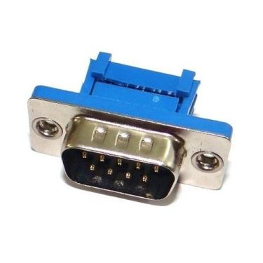 Imagem de Conector DB09 Macho Para Cabo Flat   - Multcomercial