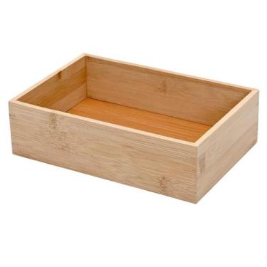Imagem de Caixa Organizadora De Bambu 15x23cm - Decora