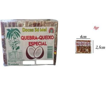 Imagem de Quebra Queixo Pacote C/ 50 Unid x 8gr Doces Atacado - Bom Doce