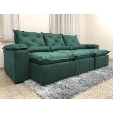 Imagem de Sofá 4 e 5 Lugares 3,20m Retrátil e Reclinável Alpoim Estofados Athena