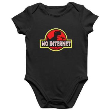 Imagem de Body Bebê Algodão No internet - Foca na Moda, Preto, GG
