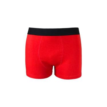 Imagem de Cueca Boxer Box Try Basics Algodão Cotton Lisa Básica Casual Moda Masc