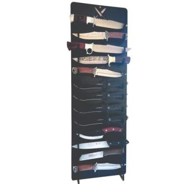Imagem de Expositor  14 Facas de Parede Mdf Preto - ATACADO LIMB