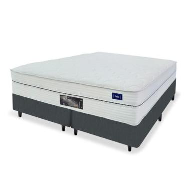 Imagem de Cama Box King + Colchão Dabe Voulait KING SIZE - Espuma Viscoelastica 