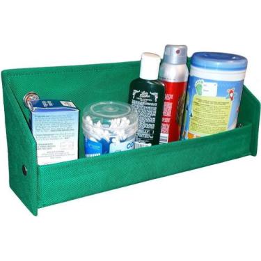 Imagem de Prateleira/revisteiro em tnt de 37x15 - ORGANIBOX, VERDE BANDEIRA