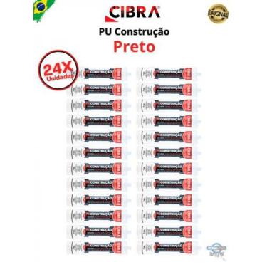 Imagem de Cola Selante Pu Construção De Poliuretano CibraFlex 400g 3 cores Cx c/
