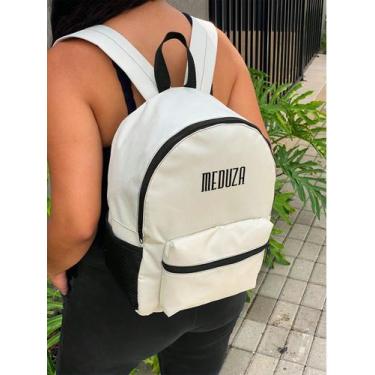 Imagem de Mochila Small MEDUZA Bolsa Escolar Trabalho Viagem Mala Faculdade Fut 