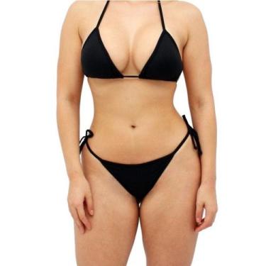 Imagem de Biquíni Cortininha de Amarrar Praia SEM Bojo Removível MODA FEMININA -
