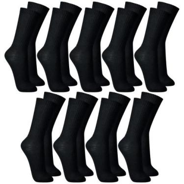 Imagem de Kit Com 9 Pares de meias Lupo Sport Cano Longo em Algodão Cotton Confo