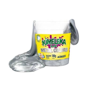 Imagem de Slime Kimeleka Metal Colors 180g Art Kids, Prata