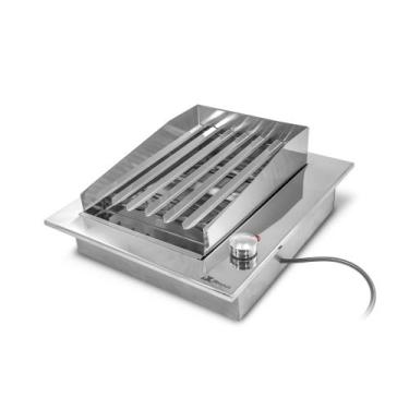 Imagem de Churrasqueira Elétrica de Embutir 40X47 com Grelha Argentina em Aço In